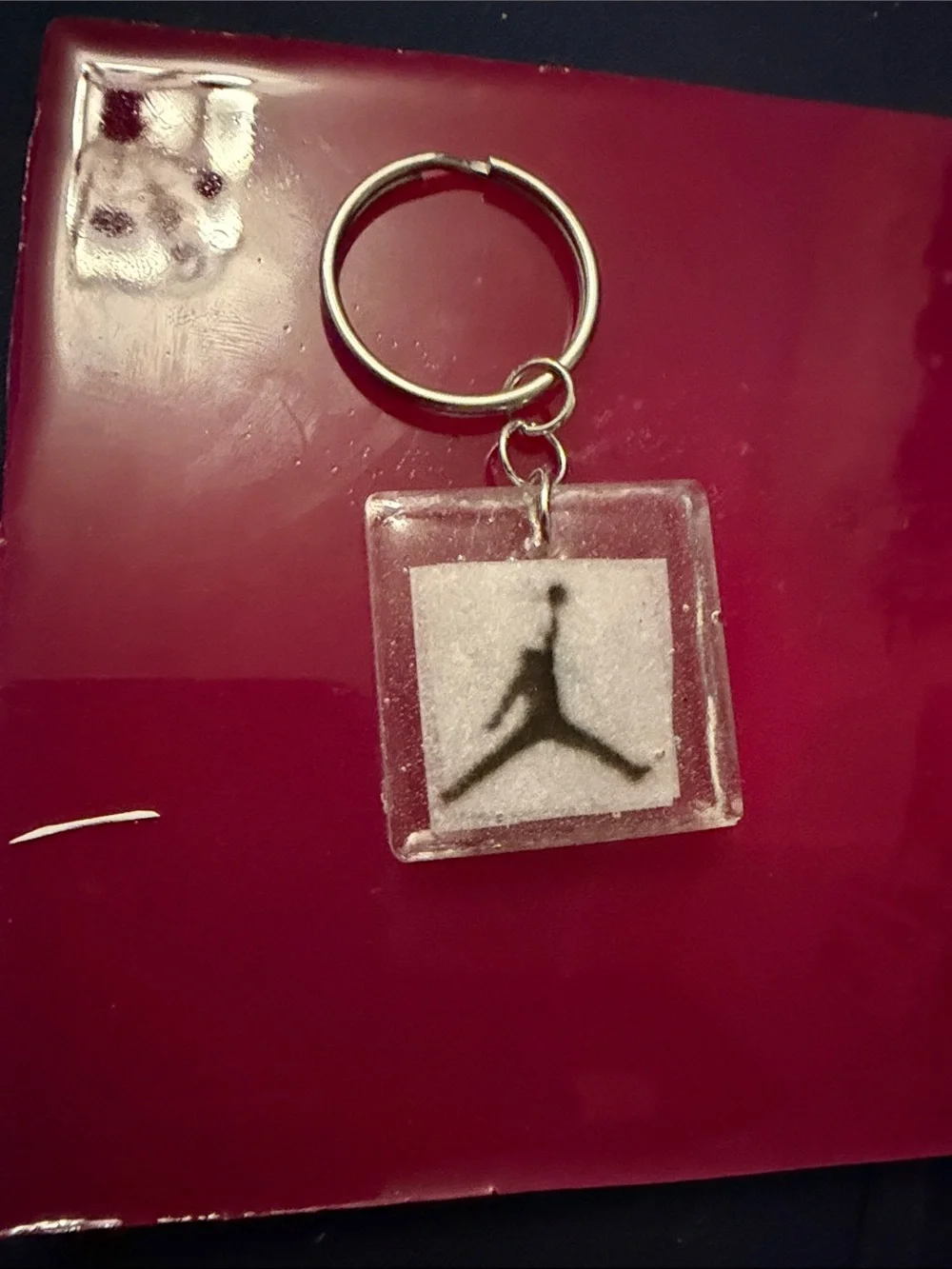 Air Jordan Jumpman Keychain - Black/White